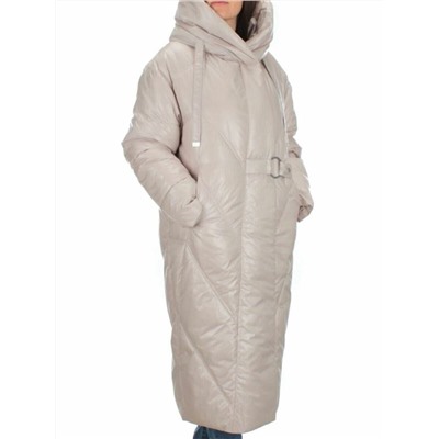 22-203 BEIGE Пальто зимнее женское (200 гр. тинсулейт)