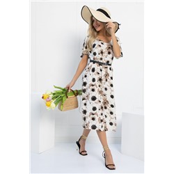 Платье Теплое лето (белое) П12877-19М