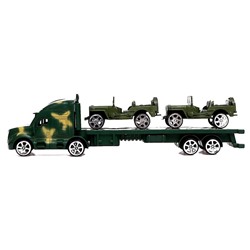 Грузовик инерционный «Военный автовоз», в пакете