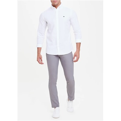 Skinny Fit Twill Trousers