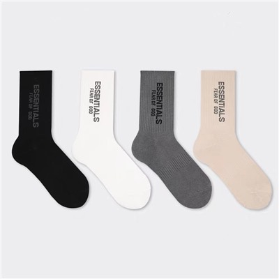 Cotton trend knee socks for men and women, mid-length