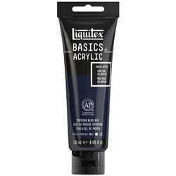 Краска акриловая художественная Liquitex "Basics", 118мл, туба, 320 синий прусский (имит.)