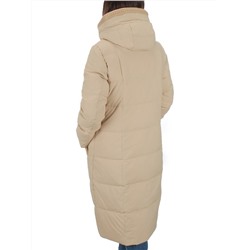 126 BEIGE Пальто зимнее женское (200 гр. холлофайбер)