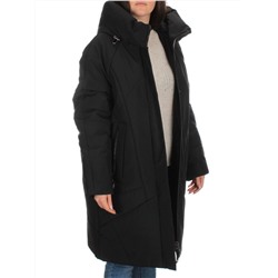 M-9117 BLACK Пальто зимнее женское CORUSKY  (верблюжья шерсть)