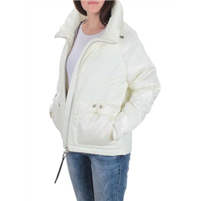 EAC918 WHITE Куртка демисезонная женская (100 гр. синтепон)