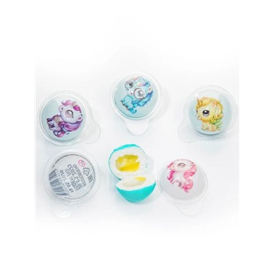 Жевательная резинка с кислой начинкой «Дуй пузырь! ШАРИКИ ЕДИНОРОЖКИ», 50 шт.