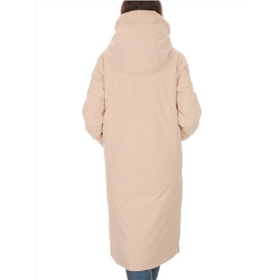 22377 BEIGE Пальто зимнее женское облегченное (150 гр. холлофайбера)