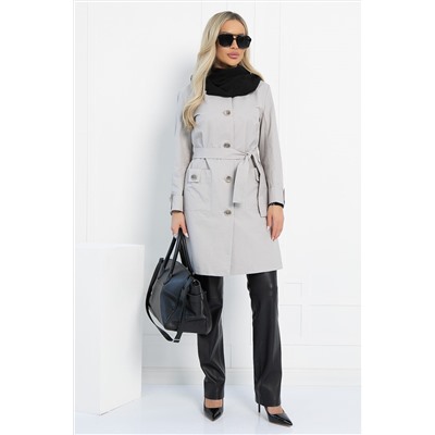 Плащ Гелла (серый) П13015-14М