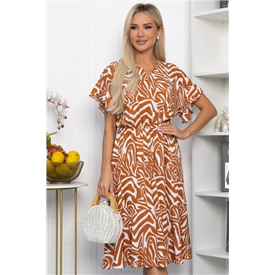 Платье Кристи (рыжее) П13869-35М