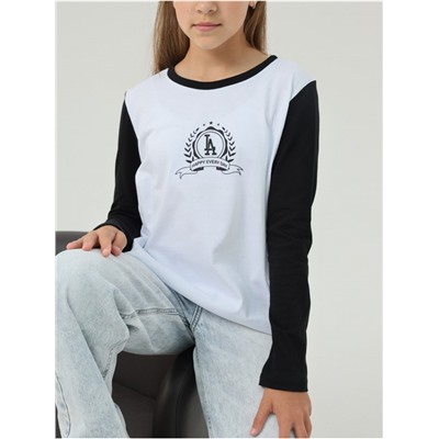 Лонгслив "ЛА" Детский Чер-Бел