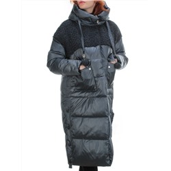 Y21636 DK. GRAY Пальто женское зимнее MEIYEE (200 гр. холлофайбера)