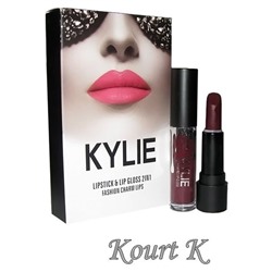 Помада Kylie Fashion Charm Lips Lipstick & Lip Gloss 2 in 1 Kourt K 3 ml