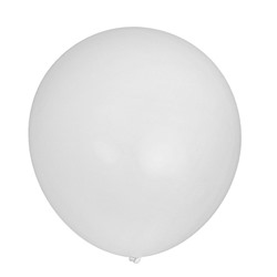 Шар латексный 32" «Гигант», пастель, 1 шт., цвет белый