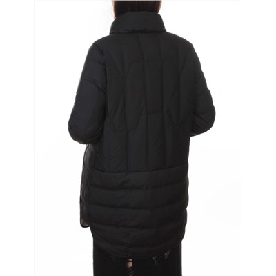 H24-332 BLACK Куртка пуховая облегченная женская (белый утиный пух)