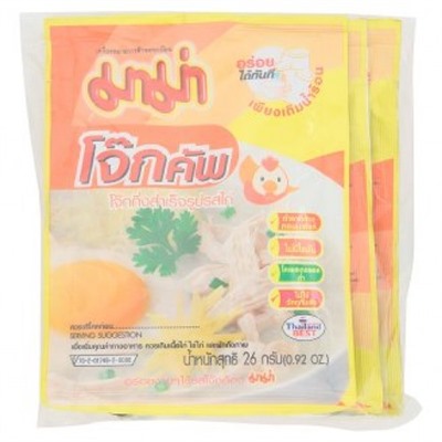 Рисовый суп Кхао Том быстрого приготовления с курицей MAMA 3 пакетика по 26 грамм