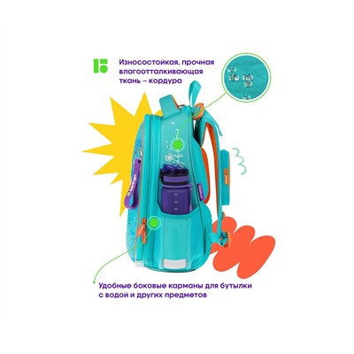 Ранец Berlingo Expert Max "Little dreamer" 38*29*16см, 2 отделения, 2 кармана, анатомическая спинка, дождевик в комплекте