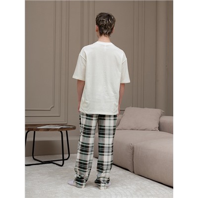 Детский костюм для мальчика Мишель-3 КМ-217 / зелёный