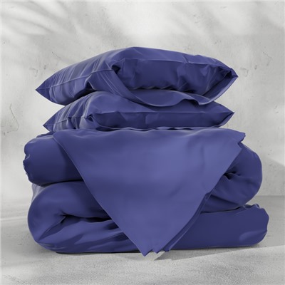 Постельное бельё Этель 2сп Tencel 180*210см, 220*245см, 50*70см-2шт, цвет синий