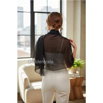 Шарф шифоновый однотонный Арт 0984/12