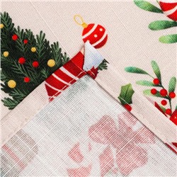 Набор салфеток "Этель" "Santa Claus" 46х46 см - 4 штуки, 100%хлопок, репс 210 г/м2