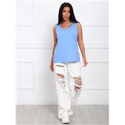 Женская майка Асса / серо-голубой