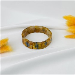 Радуга Самоцветов Браслет из Рутилового кварца с включением Титана