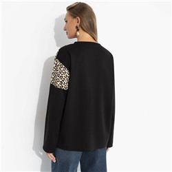 Лонгслив в стиле сolor block, Идеальная гармония (фэшн)