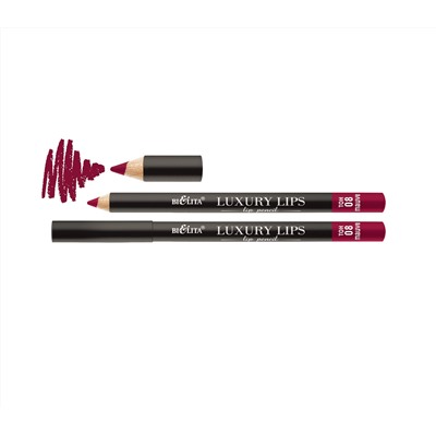 Карандаш для губ "LUXURY LIPS" тон: 08, mauve (10327598)