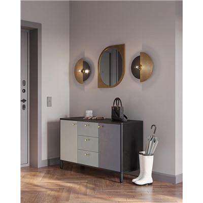 Зеркало настенное Halver, 79,5х51,8 см, золотое