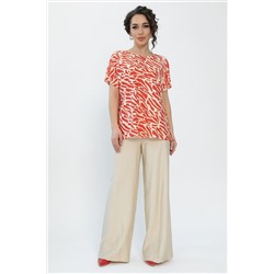 Костюм Яркие планы (бежево-красный) К13591-30М