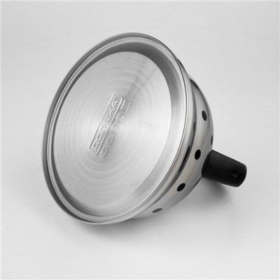 Чайник со свистком Доляна «Горошек», 2.8 л, нержавеющая сталь, хромированный