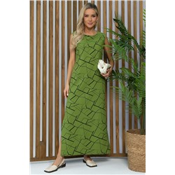 Платье Дария (лайм) П13480-1М