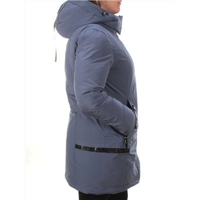 M2007 GRAY/LT. BLUE Пальто зимнее женское MARIA