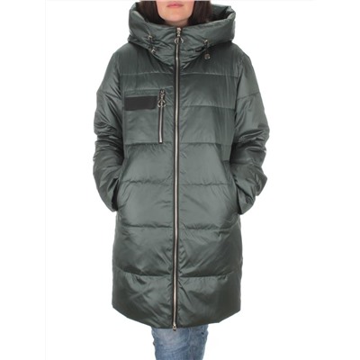 S21121 GRAY/GREEN Куртка зимняя женская (150 гр. холлофайбера)