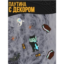 Карнавальный набор «Вампир» паутина, декор