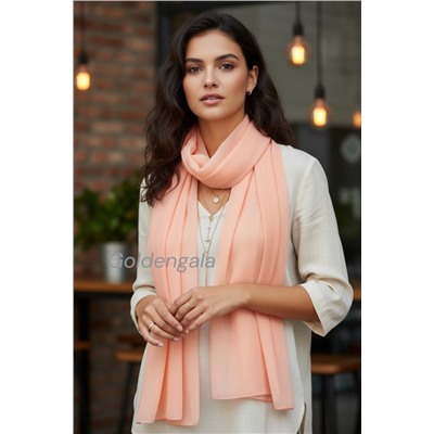 Шарф шифоновый однотонный Арт 0984/5