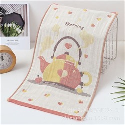 Gauze cartoon children's sweat towel, wholesale