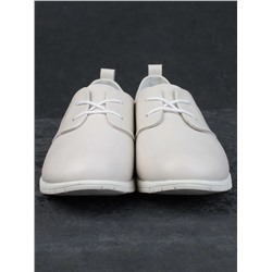 03-FDE16-1P BEIGE Полуботинки спортивные женские (натуральная кожа)