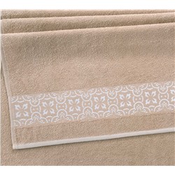 Полотенце махровое Мозаика какао Текс-Дизайн