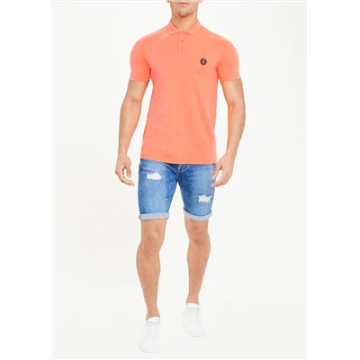 Short Sleeve Neon Polo Shirt