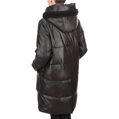 21-982 BLACK Куртка зимняя женская AIKESDFRS (200 гр. холлофайбера)