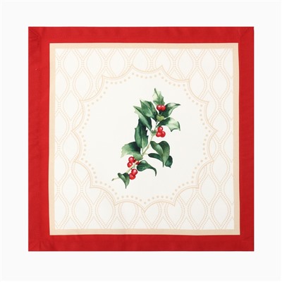 Набор сервировочных салфеток Этель Christmas wreath 40х40 см 4 шт., 100% хл, саржа 190гр/м2