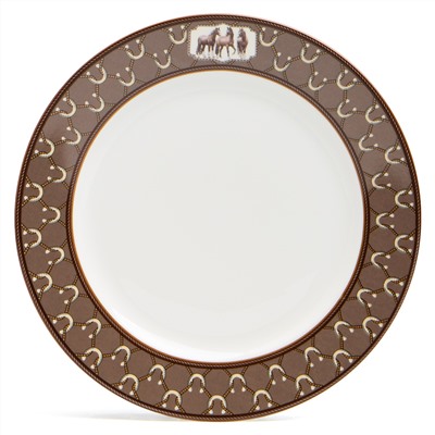 НАБОР ТАРЕЛОК ЗАКУСОЧНЫХ LEFARD "HORSE CLUB" 2 ШТ. 20,5 СМ (КОР=24ШТ.)