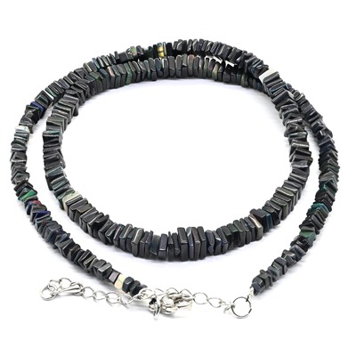 Бусы из Опала квадрат 4-6мм на увеличение, 46см, 11,6г