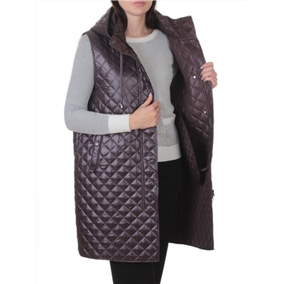 802 DK. VIOLET Жилет утепленный женский (50 гр. синтепон)
