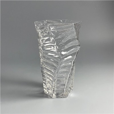 200-201 Декоративная ваза для цветов 25см в под.уп.(х8)Стекло