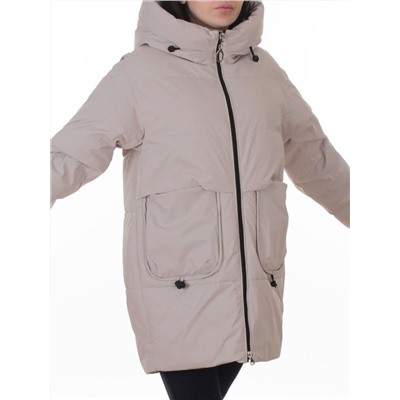 806 BEIGE Куртка зимняя женская (200 гр. синтепон)