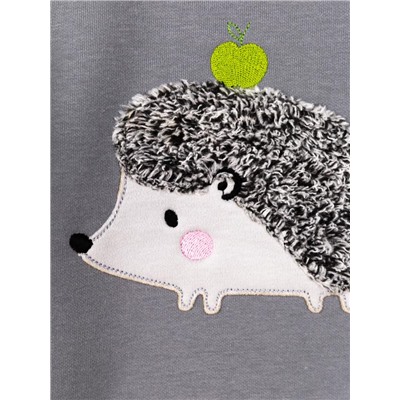 Комплект детский Baby Boom КД482/14-Ф Soft Барашек Ёжик + серый