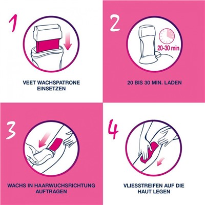 Veet Essential Inspirations Easy Wax elektrisches Roll-On-System  Электрическая роликовая система Essential Inspirations Easy Wax