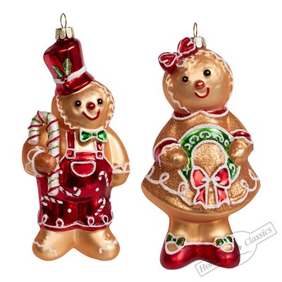 Пряник "Рождественский" асс. из 2-х (стекло) 7х5х14,5 см